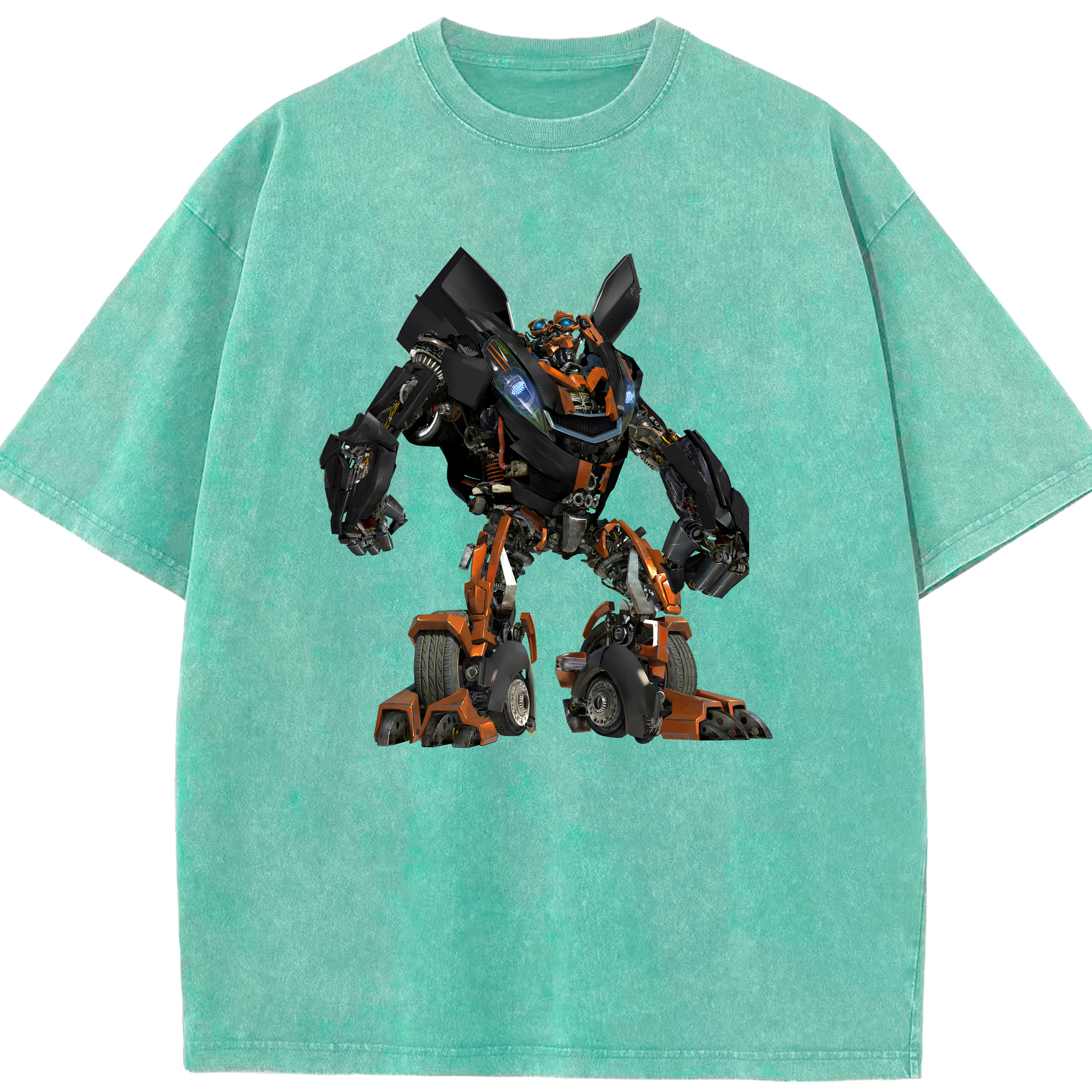 （画像用） Transformers トランスフォーマー 綿100% ヴィンテージ風 半袖Tシャツ（フロントプリント）